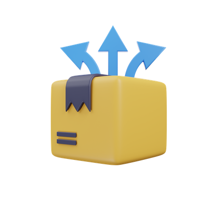 Package Distribution  3D Icon