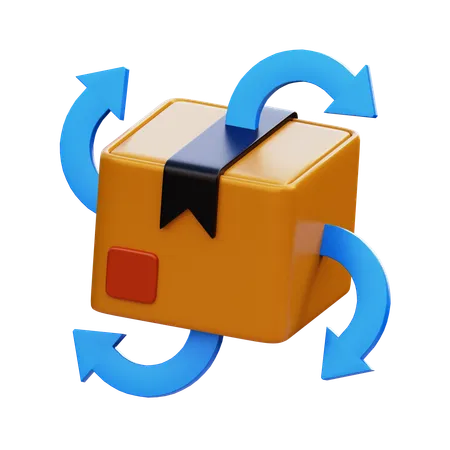 Package Distribution  3D Icon