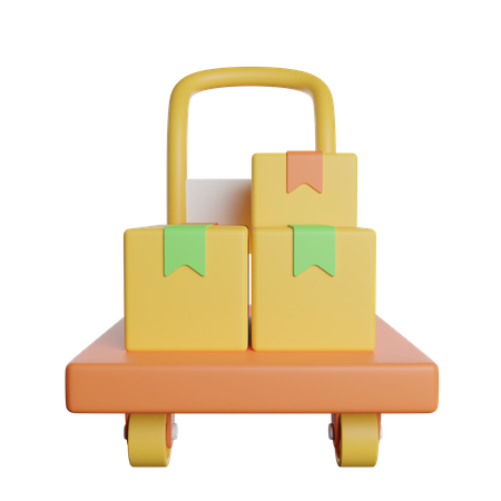 Package Dolley  3D Icon