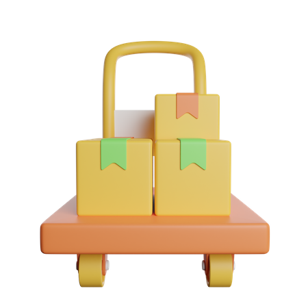 Package Dolley 3D Icon