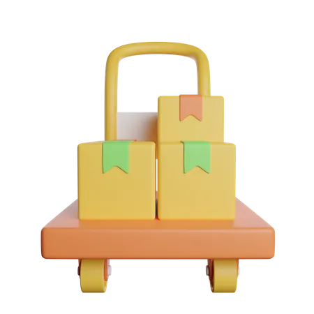 Package Dolley 3D Icon
