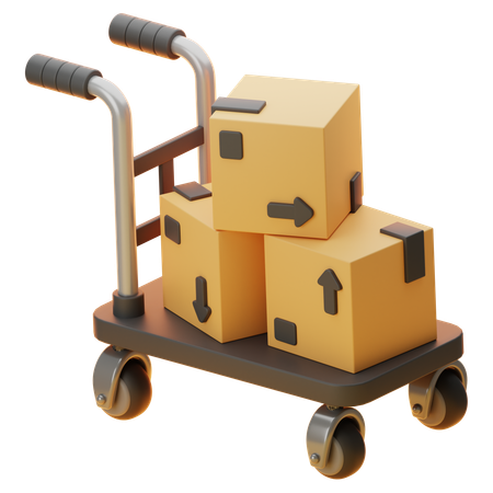 PACKAGE DOLLY  3D Icon