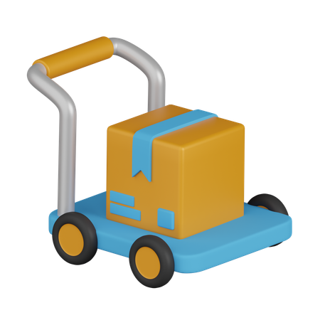 Package Dolly  3D Icon