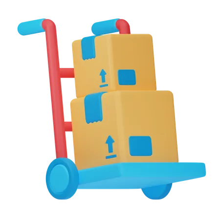 Package Dolly  3D Icon