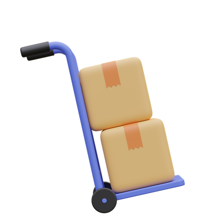 Package Dolly  3D Icon