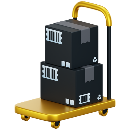 Package Dolly  3D Icon