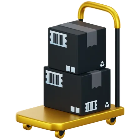 Package Dolly  3D Icon