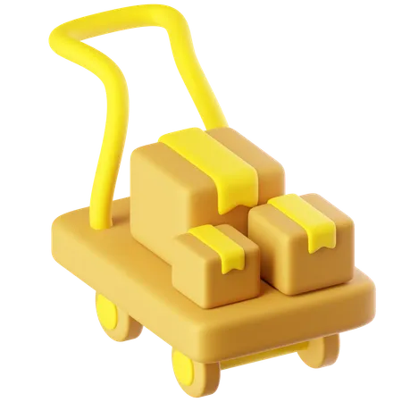 Package Dolly  3D Icon