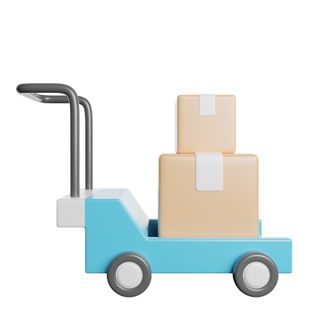 Package Dolly  3D Icon