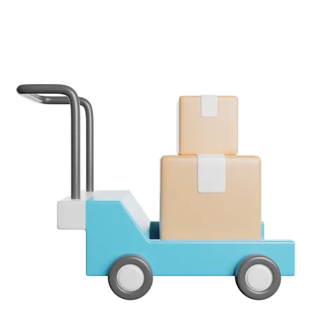 Package Dolly  3D Icon