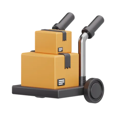 Package Dolly  3D Icon