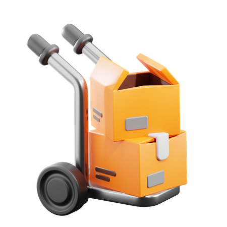 Package Dolly  3D Icon