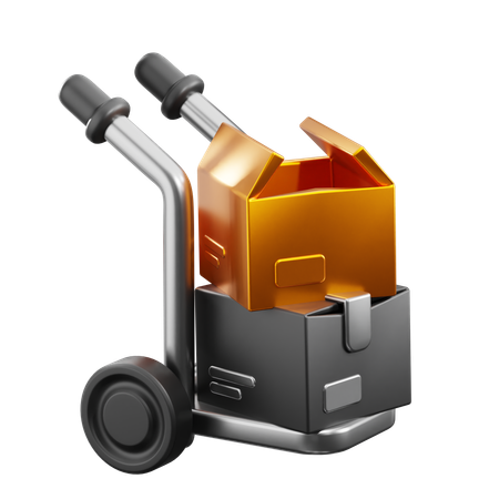 Package Dolly  3D Icon