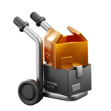 Package Dolly  3D Icon