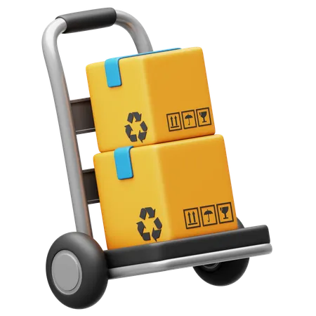 Package Dolly  3D Icon