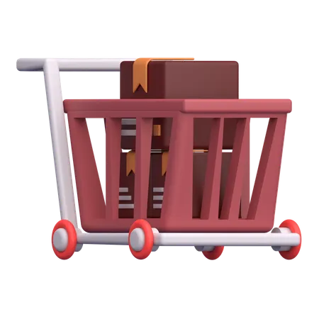 Package Dolly  3D Icon