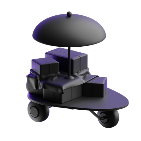 Package Dolly  3D Icon