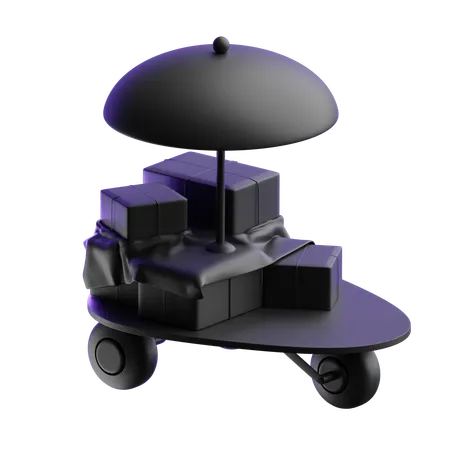 Package Dolly  3D Icon