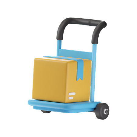 Package Dolly  3D Icon