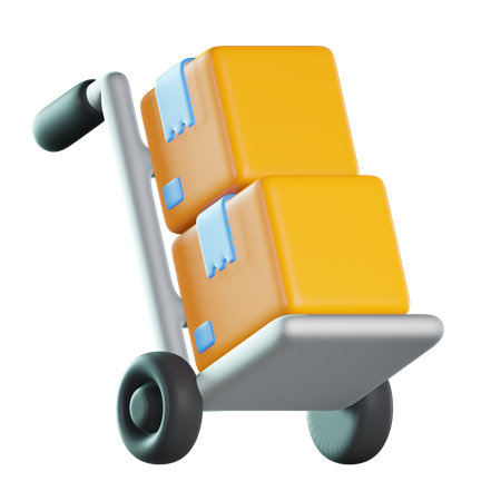 Package Dolly  3D Icon