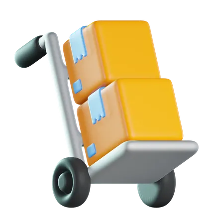 Package Dolly  3D Icon