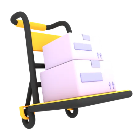 Package Dolly  3D Icon