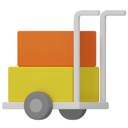 Package Dolly  3D Icon