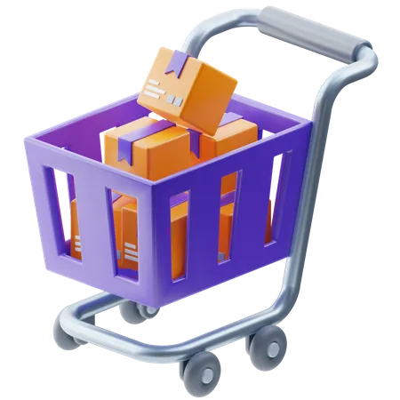 Package Dolly  3D Icon