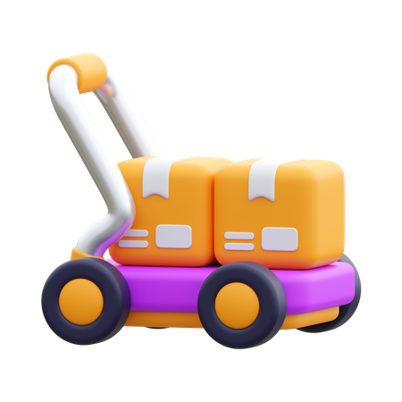 Package Dolly  3D Icon