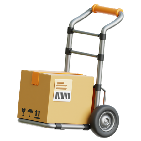 Package Dolly  3D Icon