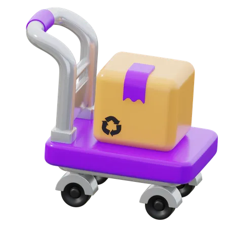 Package Dolly  3D Icon