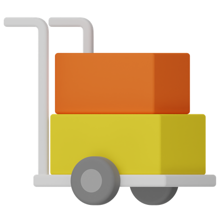 Package Dolly 3D Icon