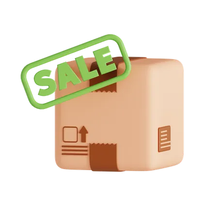 Package For Sale  3D Icon