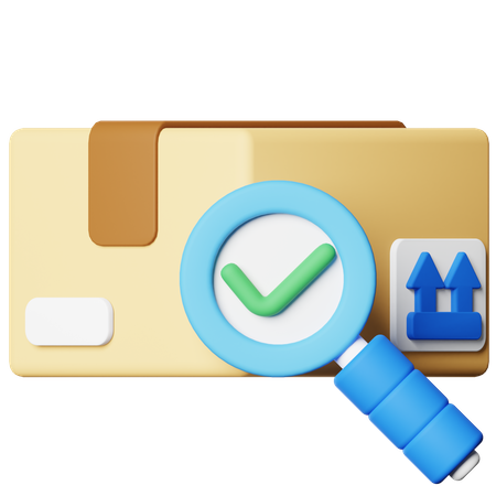 Package Inspection  3D Icon