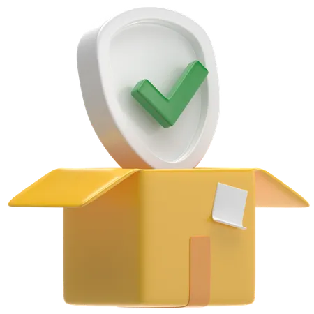 Package Insurance  3D Icon