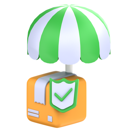 Package insurance  3D Icon