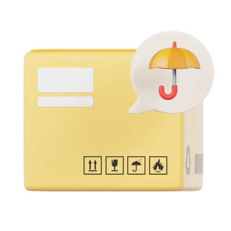 Package Insurance  3D Icon