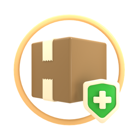 Package Insurance  3D Icon