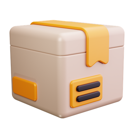 Package Label  3D Icon