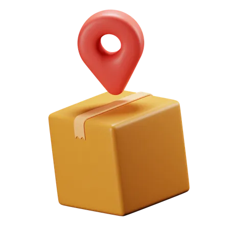 Package Location  3D Icon