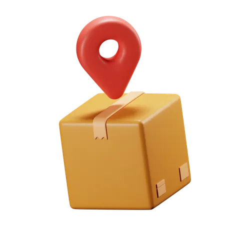 Package Location  3D Icon