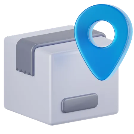 Package Location  3D Icon