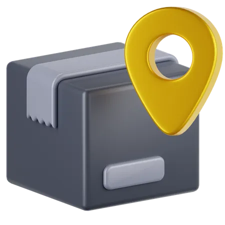 Package Location  3D Icon