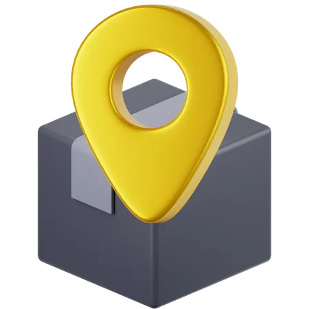 Package Location  3D Icon