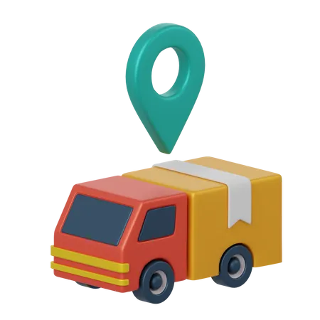 Package Location  3D Icon