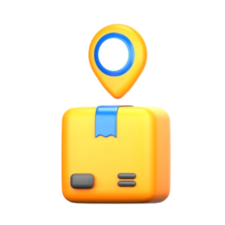 Package Location  3D Icon