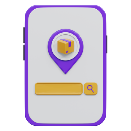 Package Location  3D Icon