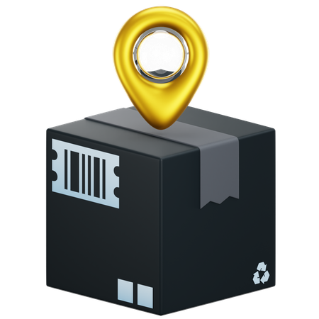 Package Location  3D Icon