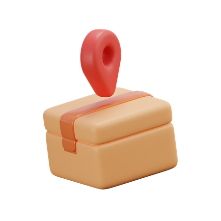 Package Location  3D Icon