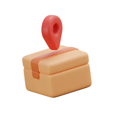 Package Location  3D Icon